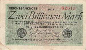 2 Billionen Mark ro.132d BK
